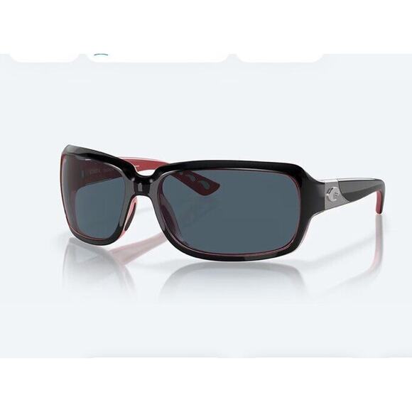 Costa Del Mar Isabela Women Sunglasses IB 32 OGP Polarized 580 100% UV Blk Coral - Picture 1 of 6